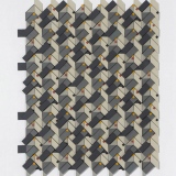 ‘(1,2,5) Subtractive x 48’, acrylic, card and plastic on conservation board, 44 x 34 x 1cm, 2012. Photography: Michele Brouet.