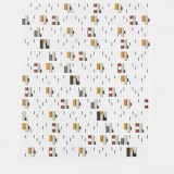 ‘(3,5,8) Coincided Finishes and Starts, Non Subtractive’, acrylic, card and plastic on conservation board, 25 x 21 x 0.5cm, 2012. Photography: Self.