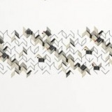 ‘(3,5,13) Subtractive x 11’, acrylic, card and plastic on conservation board, 13 x 134 x 1cm, 2011. Photography: Michele Brouet.