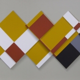 ‘Relief number 14’, acrylic and card on board, 22 x 44 x 2.5cm, 1991. Photography: Unknown.