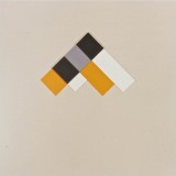 ‘Relief number 2’, acrylic and card on board, 17.6 x 26.4 x 0.5cm, 1990. Photography: Self.