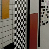 Detail of ‘Grey construction number 10’, 1989. Photography: Self.