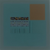 ‘Untitled Green Construction Number 9’, acrylic, card and ink on board, 68.5 x 68.5 x 3.0cm, 1987. Photography: Michele Brouet.