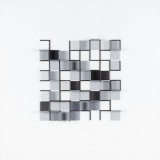 ‘Untitled construction’, acrylic and wood on board, 28 x 28 x 4cm, 1984. Photography: docQment.