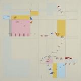 ‘Untitled Construction # 1’, acrylic, card and ink on board, 106.5 x 106.5 x 6.0cm, November 1982. Photography: Michele Brouet.