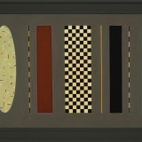 'Grey Painting Number 28', acrylic on canvas, 45.5 x 76.5cm, 1993. Photography: Michele Brouet.