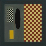 'Grey Painting Number 29', acrylic on canvas, 50.5 x 50.5cm, 1993. Photography: Michele Brouet.