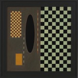 'Grey Painting Number 38', acrylic on canvas, 51.0 x 51.0cm, 1994. Photography: Michele Brouet.
