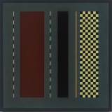 'Grey Painting number 41', acrylic on canvas, 101.5 x 101.5cm, 1994. Photography: Michele Brouet.