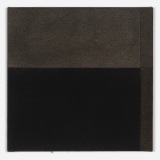 'Untitled Sequence Painting A #5', acrylic wash on canvas, 30.5 × 30.5cm, Winter 1976. Photography: Michele Brouet.