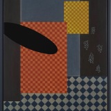 Falling Children, acrylic on canvas, 91.5 x 76.0cm, 1999. Photography: Michele Brouet.