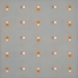 'Gossamer Breeze', acrylic on Polyester canvas, 51.0 x 51.0cm, 2019.