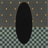 'Grey Painting Number 65', acrylic on canvas, 51.0 x 51.0cm, 1995. Photography: Michele Brouet.