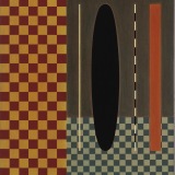 'Grey Painting number 71', acrylic on canvas, 50.5 x 40.5cm, 1996. Photography: Michele Brouet.