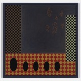'Pilgrimage', acrylic on canvas, 76.0 x 76.0cm, 1999. Photography: Michele Brouet.