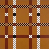 'Mud Brick', acrylic on canvas, 122 x 122cm, 2006. Photography: Michele Brouet.