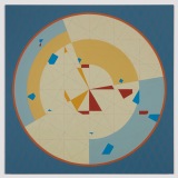 Simple Fates, acrylic on polyester canvas, 102.0 x 102.0cm, Jan – Feb 2023. Photography: Michele Brouet.