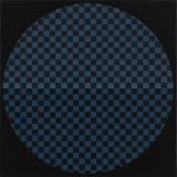 'Blue Painting number 6', acrylic on canvas, 40.5 x 40.5cm, 1993. Photography: Michele Brouet.