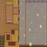 ‘Small Piazza’, acrylic on canvas, 83.5 x 76.0cm, 2015. Photography: Michele Brouet.