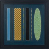 ‘Blue painting number 10’, acrylic on canvas, 51 x 51cm, 1995-96. Photography: Michele Brouet.
