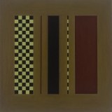 ‘Yellow Painting No 12’, acrylic on canvas, 30 x 30cm, 1995. Photography: Michele Brouet.