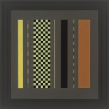 ‘Grey Painting No 50’, acrylic on canvas, 45 x 45cm, 1995. Photography: Michele Brouet.
