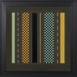 ‘Grey painting number 48’, acrylic on canvas, 51 x 51cm, 1994 - 95. Photography: Michele Brouet.