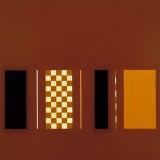‘Red painting no: 3’, acrylic on canvas, 30 x 40cm, 1991-92. Photography: Michele Brouet.