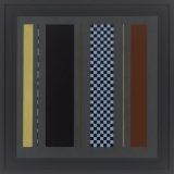 ‘Untitled Grey Painting No 7’, acrylic on canvas, 73 x 73cm, 1990. Photography: Michele Brouet.