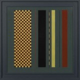 ‘Grey painting number 8’, acrylic on canvas, 73 x 73cm, 1990. Photography: Michele Brouet.