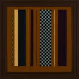 ‘Yellow painting No 7’, acrylic on canvas, 74 x 74cm, 1990, Photography: Michele Brouet.