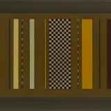 ‘Yellow Painting No 5’, acrylic on canvas, 60 x 122cm, 1989. Photography: Michele Brouet