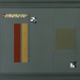 ‘Untitled Grey painting no.4’, acrylic and collage on canvas board, 24 x 29cm, 1988. Photography: Unknown.