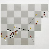 ‘Untitled’, acrylic on canvas, 56 x 65cm, 1977. Photography: Self.