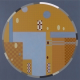 ‘Mare Mediterraneum’, acrylic on canvas, 112 x 112cm, 2014. Photography: Michele Brouet.