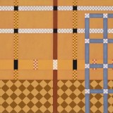 ‘Village’, acrylic on canvas, 40.5 x 76cm, 2010. Photography: Michele Brouet.