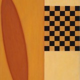 ‘Reason and Doubt’, acrylic on canvas, 61 x 41cm, 2010. Photography: Michele Brouet.