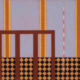 ‘Monument’, acrylic on canvas, 35 x 40.5cm, 2009. Photography: Michele Brouet.