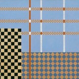 ‘Escarpment’, acrylic on canvas, 35.5 x 76cm, 2007. Photography: Michele Brouet.