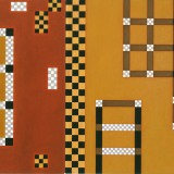 ‘Dispersed’, acrylic on canvas, 40.5 x 60.5cm, 2006. Photography: Michele Brouet.