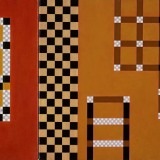 ‘Ambassadors to the Ancient World: for Eleanor’, acrylic on canvas, 40.5 x 61cm, 2005. Photography: Michele Brouet.
