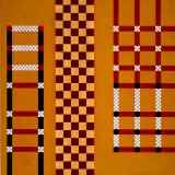 ‘Ancient World’, acrylic on canvas, 50.5 x 50.5cm, 2005. Photography: Michele Brouet.
