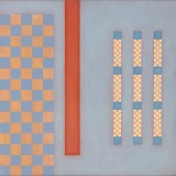 ‘Ruins’, acrylic on canvas, 35.5 x 35.5cm, 2004. Photography: docQment.