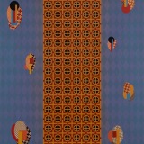 ‘Followers’, acrylic on polyester canvas, 153 x 122cm, December-February, 2019 - 2020. Photography: Michele Brouet.
