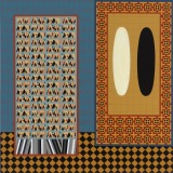 Scholars, acrylic on polyester canvas, 50.2 x 50.2cm, July 2021. Photography: Michele Brouet.