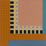 Palazzo, acrylic on polyester canvas, 51.0 x 51.0cm, October 2021. Photography: Michele Brouet.