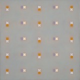 'Gossamer Breeze', acrylic on Polyester canvas, 51.0 x 51.0cm, 2019.