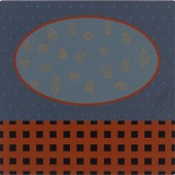 Silent Memories, acrylic on polyester canvas, 41.0 x 41.0cm, Dec 2020. Photography: Michele Brouet.