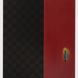 Leap of Faith II, acrylic on polyester canvas, 61.5 x 51.0cm, Dec 2022. Photography: Michele Brouet.