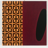 ‘Losing Faith’, acrylic on polyester canvas, 51 × 51cm, February 2026. Photography: Michael Bradfield.